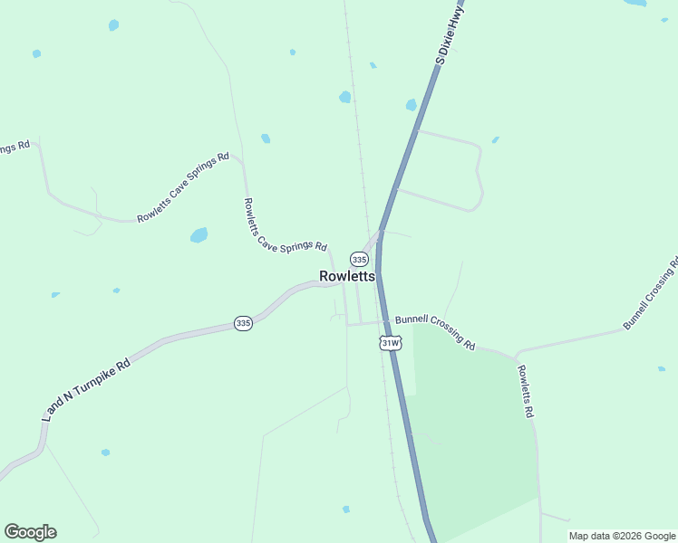 map of restaurants, bars, coffee shops, grocery stores, and more near 100-150 Maple Grove Lane in Horse Cave
