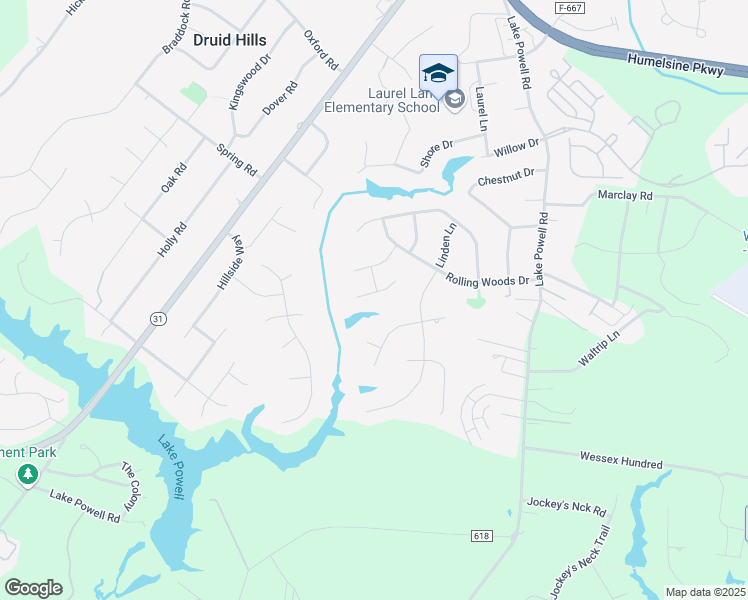 map of restaurants, bars, coffee shops, grocery stores, and more near 2813 Starling Drive in Williamsburg
