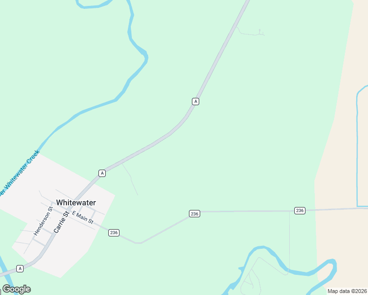 map of restaurants, bars, coffee shops, grocery stores, and more near 8075 State Highway A in Whitewater