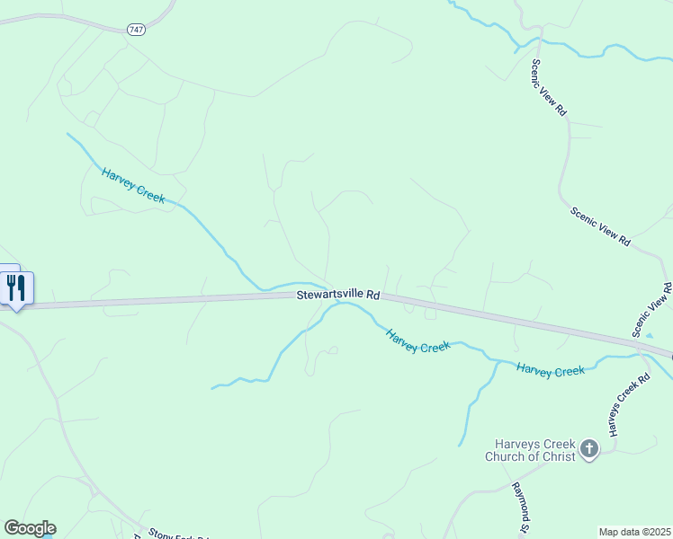 map of restaurants, bars, coffee shops, grocery stores, and more near 1073 Shane Road in Moneta