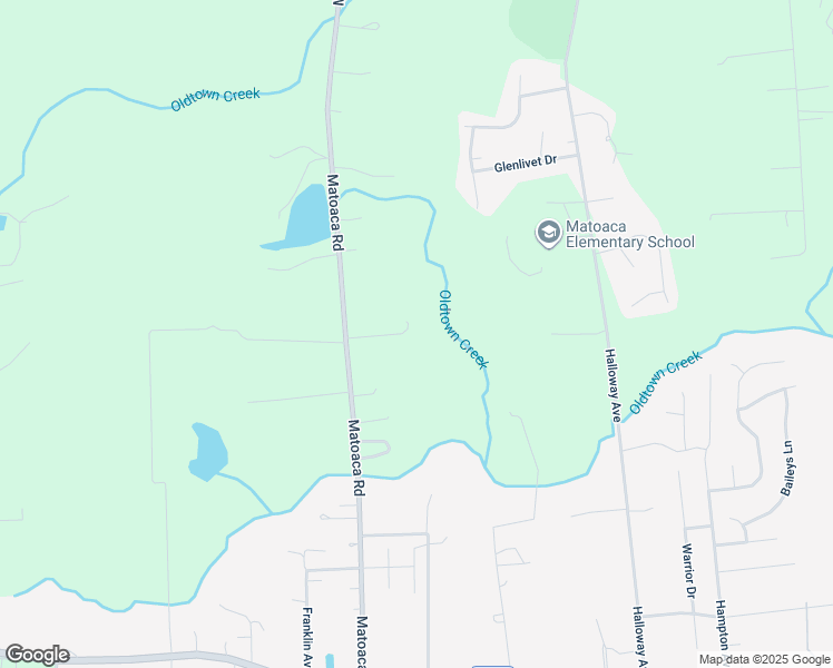 map of restaurants, bars, coffee shops, grocery stores, and more near 20611 Matoaca Road in Petersburg