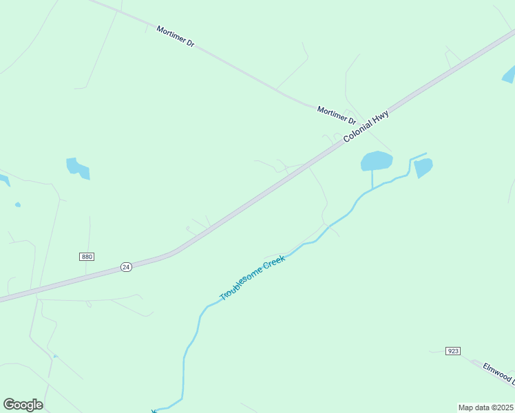map of restaurants, bars, coffee shops, grocery stores, and more near 5758 Colonial Highway in Evington