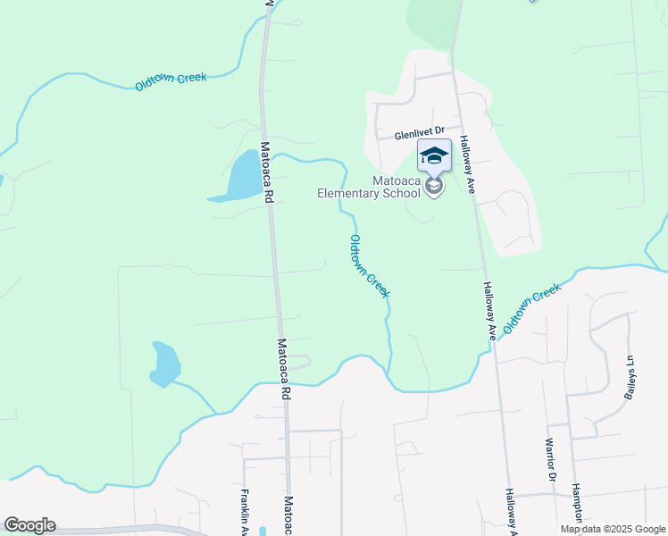 map of restaurants, bars, coffee shops, grocery stores, and more near 20611 Matoaca Road in Petersburg
