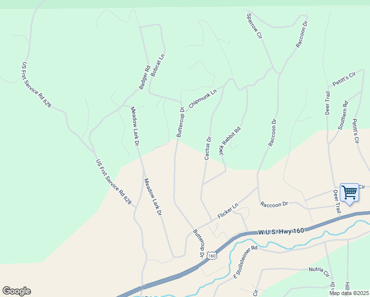 map of restaurants, bars, coffee shops, grocery stores, and more near 579 Buttercup Drive in Pagosa Springs