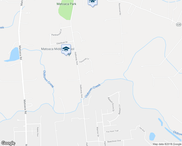 map of restaurants, bars, coffee shops, grocery stores, and more near 5903 Ferintosh Place in Petersburg