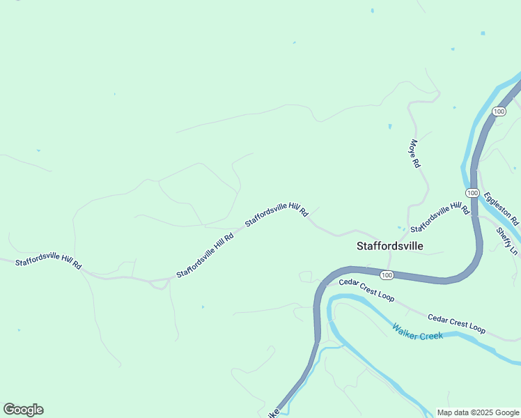 map of restaurants, bars, coffee shops, grocery stores, and more near 465 Staffordsville Hill Road in Staffordsville