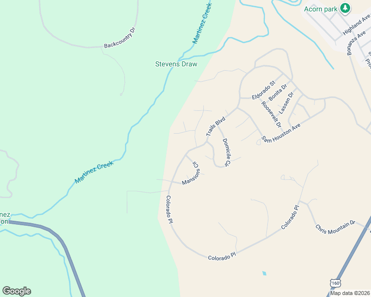 map of restaurants, bars, coffee shops, grocery stores, and more near 1327 Trails Boulevard in Pagosa Springs