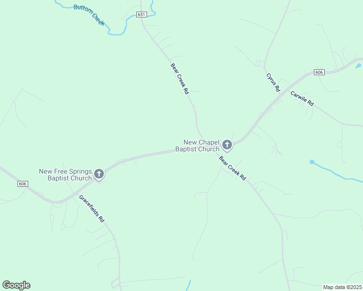 map of restaurants, bars, coffee shops, grocery stores, and more near 1714 New Chapel Road in Rustburg
