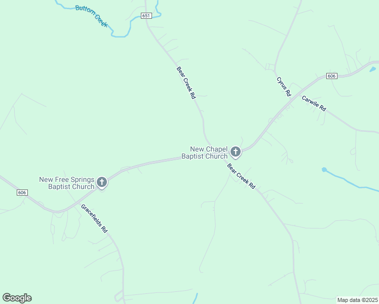 map of restaurants, bars, coffee shops, grocery stores, and more near 1714 New Chapel Road in Rustburg