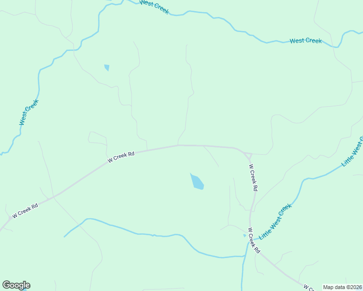 map of restaurants, bars, coffee shops, grocery stores, and more near West Creek Road in Crewe