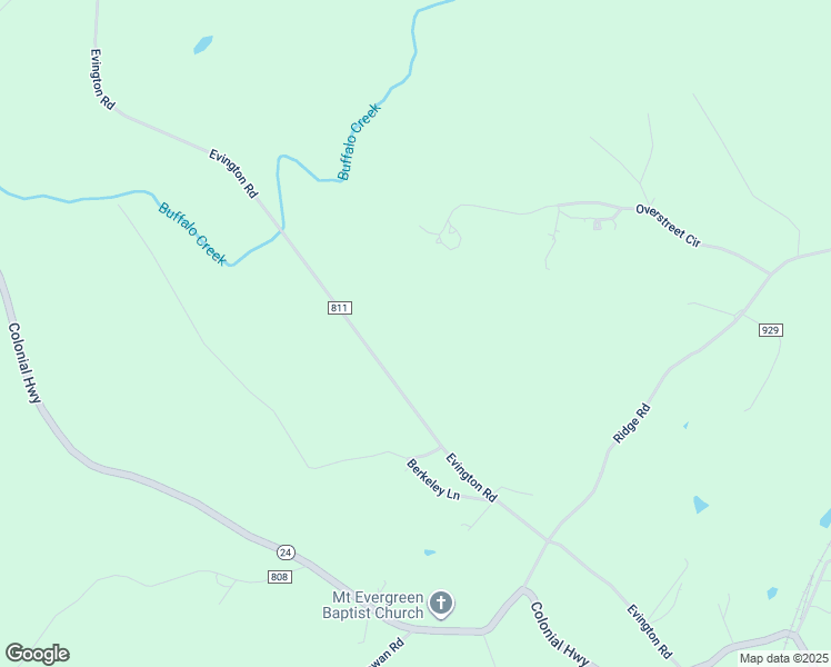 map of restaurants, bars, coffee shops, grocery stores, and more near 817 Evington Road in Evington
