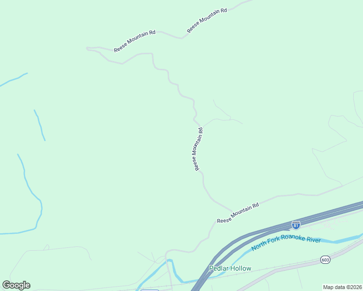 map of restaurants, bars, coffee shops, grocery stores, and more near 2811 Reese Mountain Road in Elliston