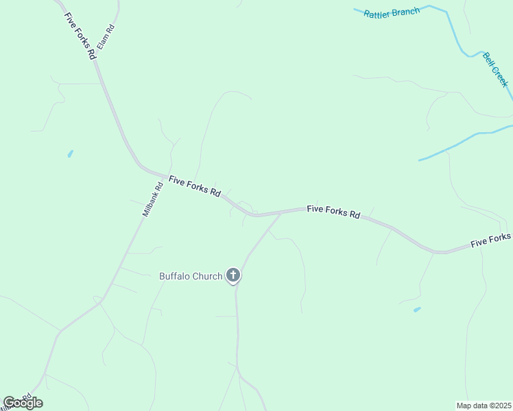 map of restaurants, bars, coffee shops, grocery stores, and more near County Road 658 in Pamplin