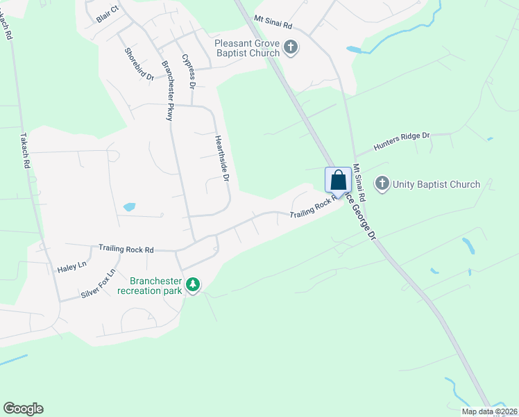 map of restaurants, bars, coffee shops, grocery stores, and more near 7355 Trailing Rock Road in Prince George