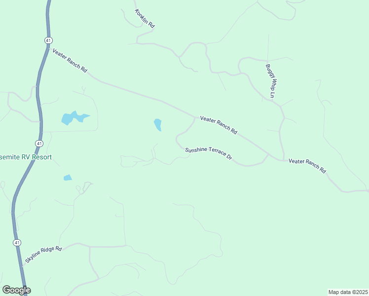 map of restaurants, bars, coffee shops, grocery stores, and more near Sunshine Terrace Drive in Madera County