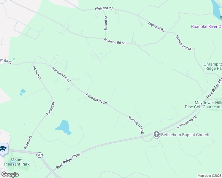 map of restaurants, bars, coffee shops, grocery stores, and more near 2856-2898 Spradlin Drive in Roanoke