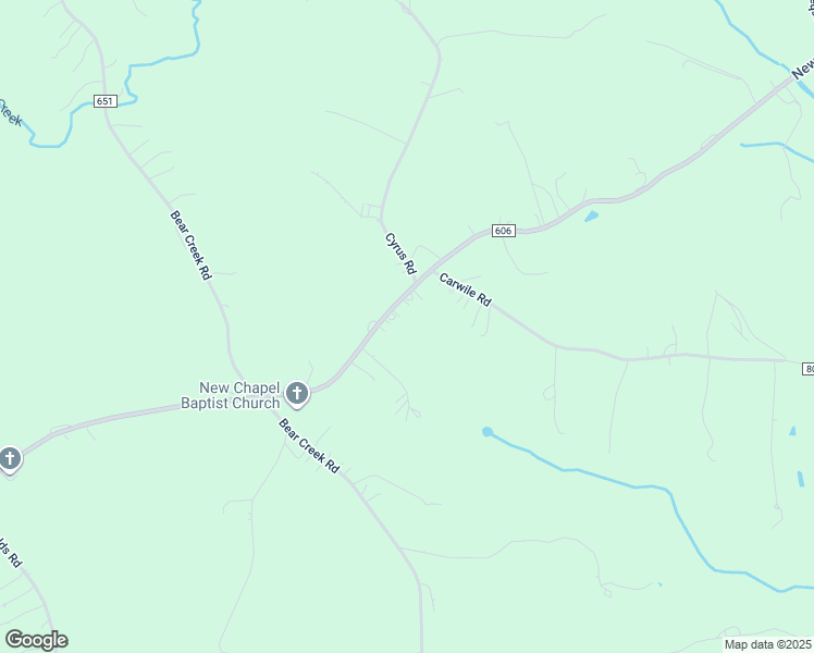 map of restaurants, bars, coffee shops, grocery stores, and more near 2221 New Chapel Road in Rustburg