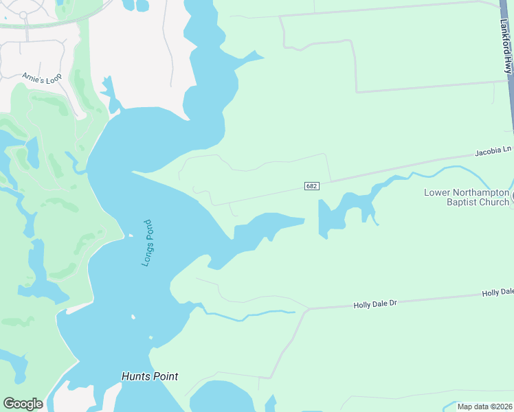 map of restaurants, bars, coffee shops, grocery stores, and more near 3026 Jacobia Lane in Cape Charles