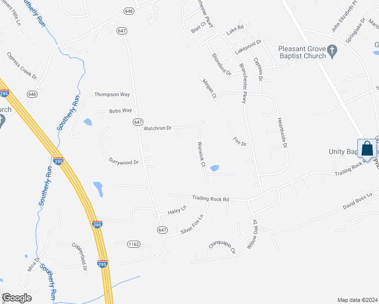 map of restaurants, bars, coffee shops, grocery stores, and more near 4900 Warwick Court in Prince George