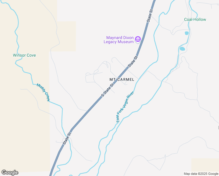map of restaurants, bars, coffee shops, grocery stores, and more near Highway 89 in Orderville