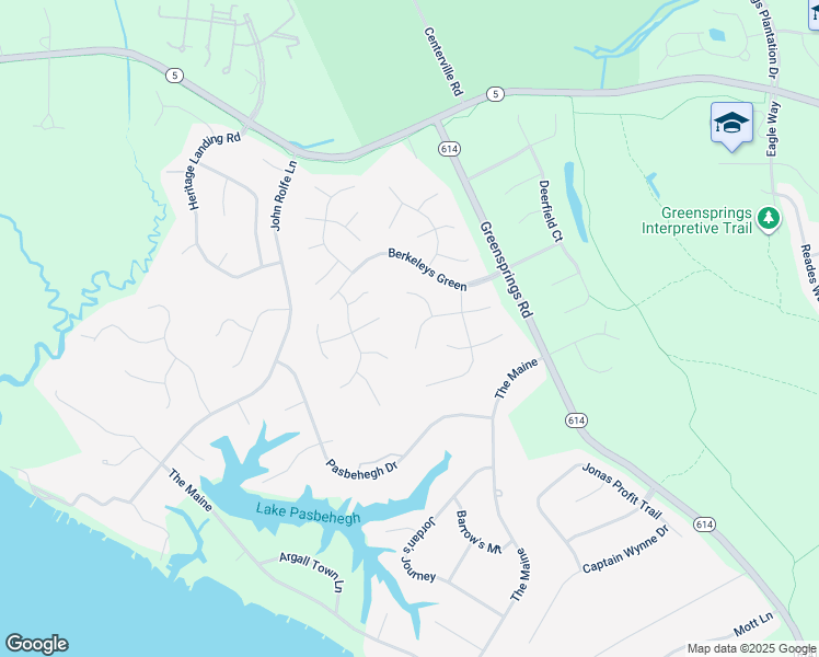 map of restaurants, bars, coffee shops, grocery stores, and more near 3220 Stoney Creek Drive in Williamsburg