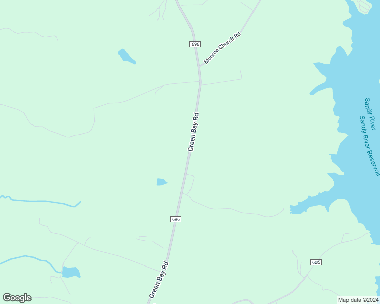 map of restaurants, bars, coffee shops, grocery stores, and more near County Road 696 in Rice