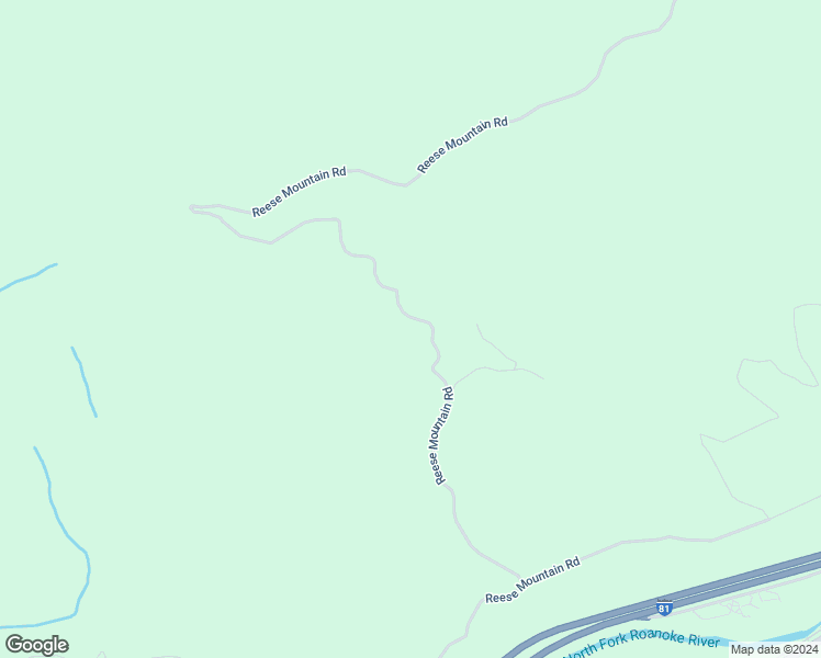 map of restaurants, bars, coffee shops, grocery stores, and more near 2881 Reese Mountain Road in Elliston