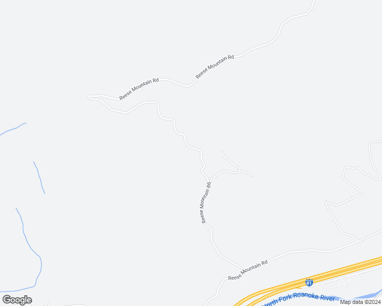 map of restaurants, bars, coffee shops, grocery stores, and more near 2881 Reese Mountain Road in Elliston