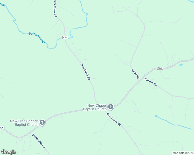map of restaurants, bars, coffee shops, grocery stores, and more near 4268 Bear Creek Road in Rustburg