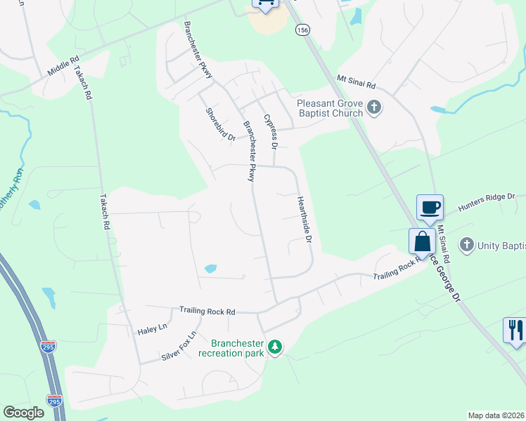 map of restaurants, bars, coffee shops, grocery stores, and more near 7032 Maple Leaf Lane in Prince George