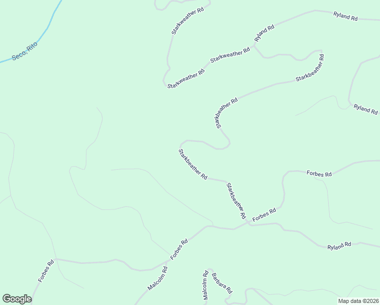 map of restaurants, bars, coffee shops, grocery stores, and more near Starkbeather Road in Fort Garland