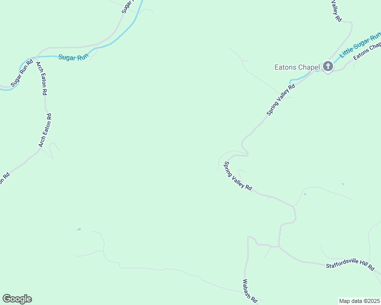 map of restaurants, bars, coffee shops, grocery stores, and more near 1526 Spring Valley Road in Staffordsville