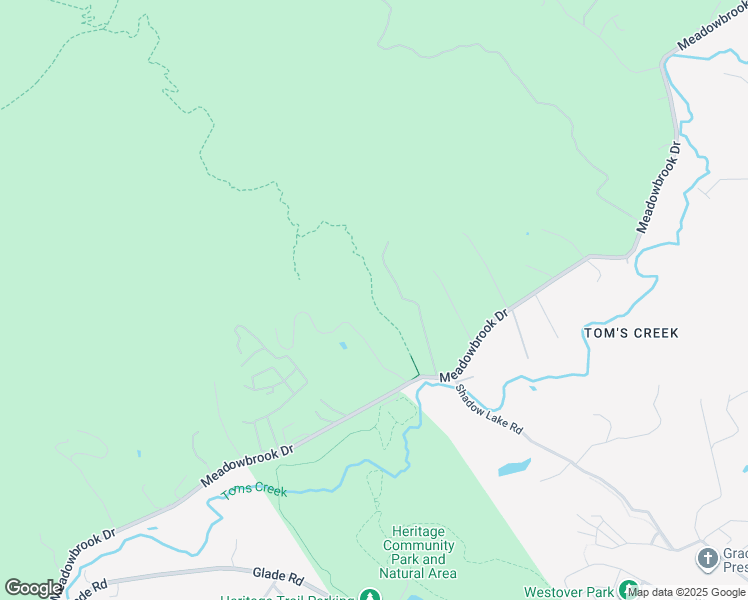 map of restaurants, bars, coffee shops, grocery stores, and more near Gateway Trail in Blacksburg
