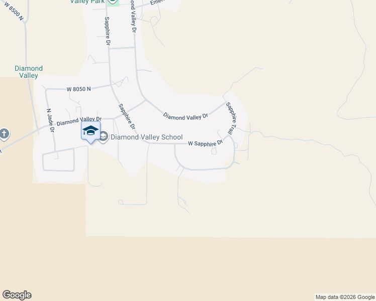 map of restaurants, bars, coffee shops, grocery stores, and more near 1045 West Sapphire Drive in St. George