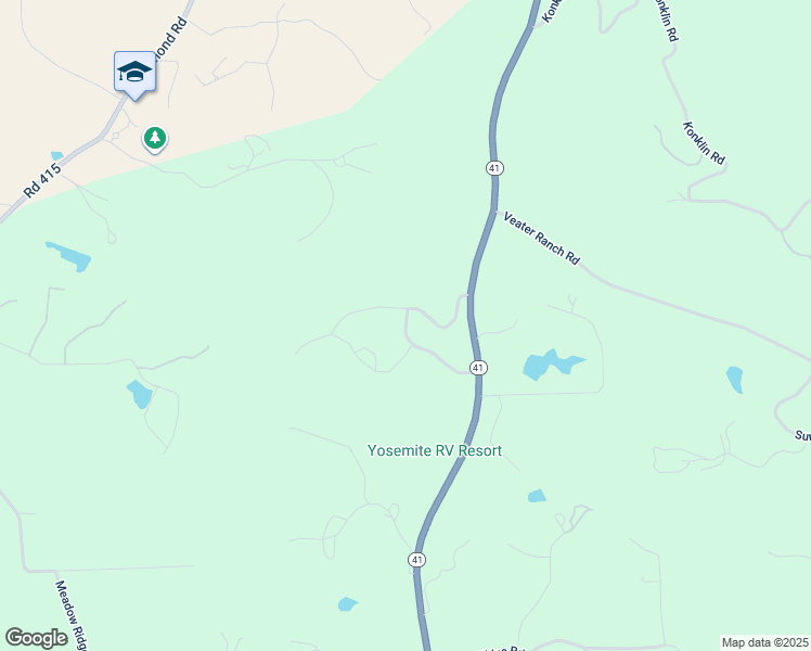 map of restaurants, bars, coffee shops, grocery stores, and more near Stone Ridge Lane in Madera County