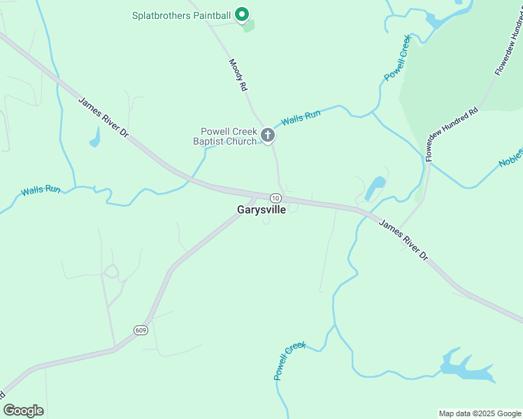 map of restaurants, bars, coffee shops, grocery stores, and more near 13901 James River Drive in Hopewell