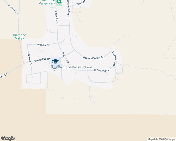 map of restaurants, bars, coffee shops, grocery stores, and more near 1099 W Amethyst Dr in St George