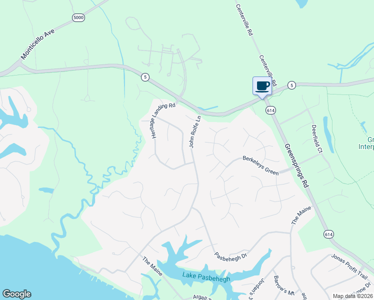 map of restaurants, bars, coffee shops, grocery stores, and more near 3309 Timber Ridge in Williamsburg