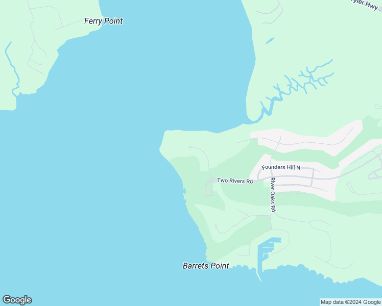 map of restaurants, bars, coffee shops, grocery stores, and more near 1245 Two Rivers Point in Williamsburg