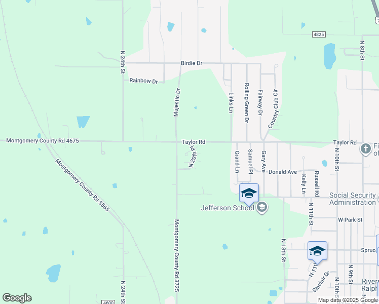 map of restaurants, bars, coffee shops, grocery stores, and more near 2300 North 20th Place in Independence