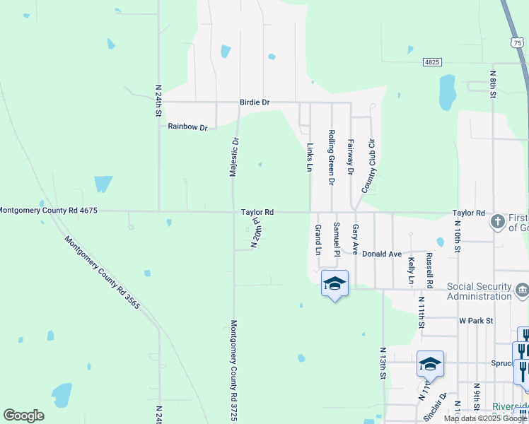 map of restaurants, bars, coffee shops, grocery stores, and more near 1097 Taylor Road in Independence