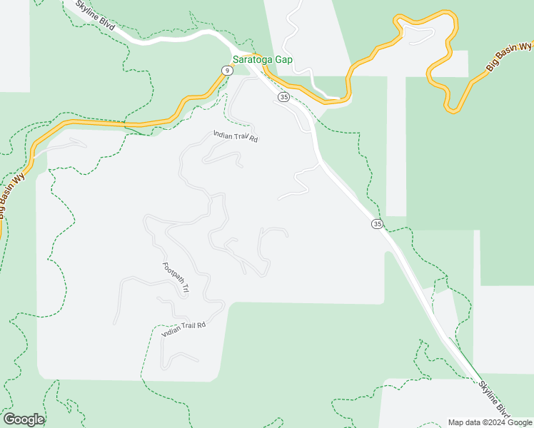 map of restaurants, bars, coffee shops, grocery stores, and more near 410 Fox Run in Los Gatos