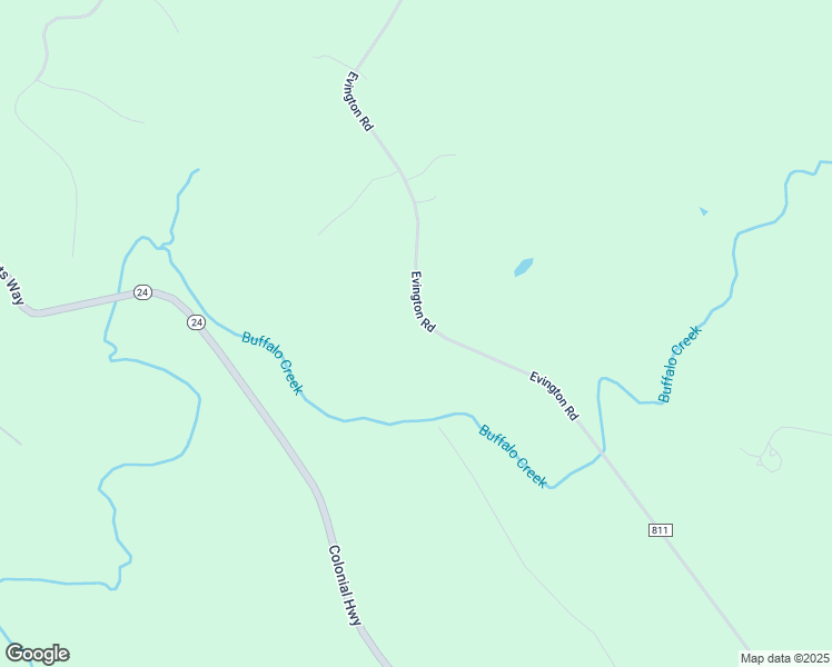 map of restaurants, bars, coffee shops, grocery stores, and more near 1770 Evington Road in Evington