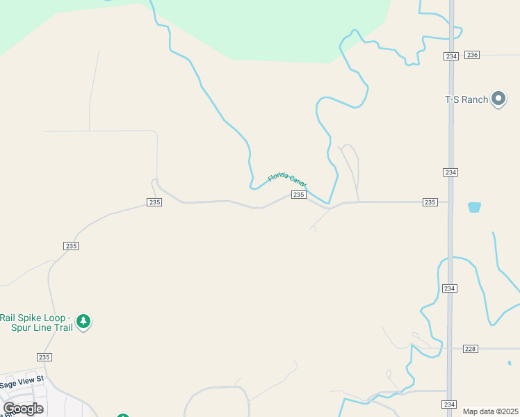 map of restaurants, bars, coffee shops, grocery stores, and more near County Road 235 in Durango