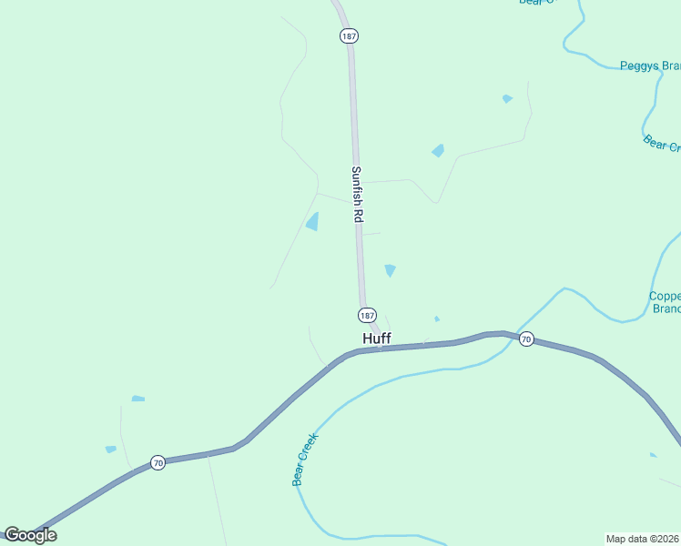 map of restaurants, bars, coffee shops, grocery stores, and more near 189 Sunfish Road in Brownsville