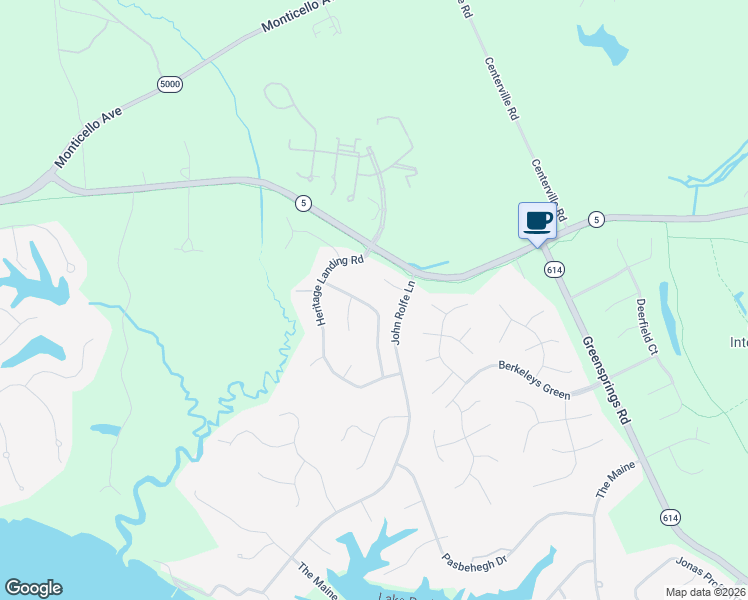 map of restaurants, bars, coffee shops, grocery stores, and more near 3328 Timber Ridge in Williamsburg