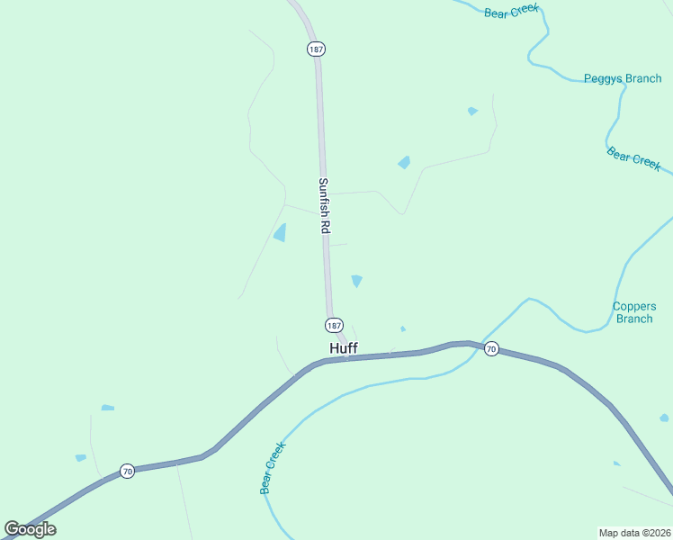 map of restaurants, bars, coffee shops, grocery stores, and more near 189 Sunfish Road in Brownsville