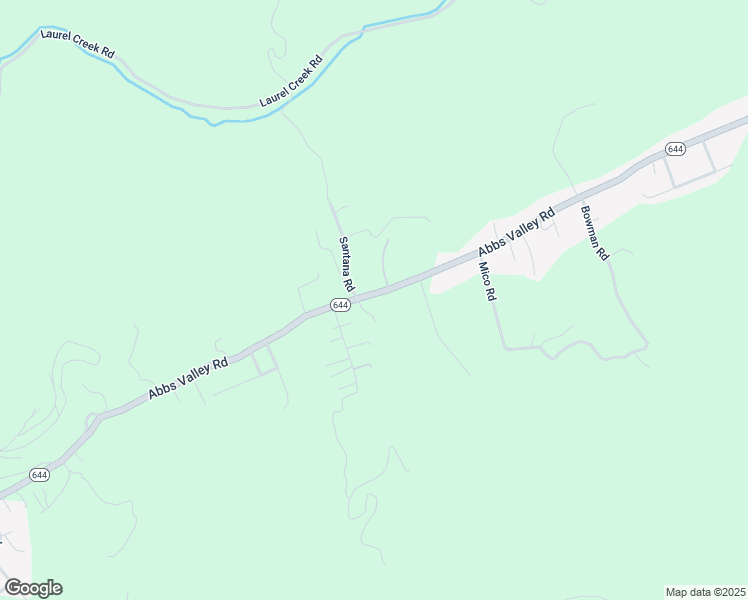 map of restaurants, bars, coffee shops, grocery stores, and more near 4909 Abbs Valley Road in Bluefield
