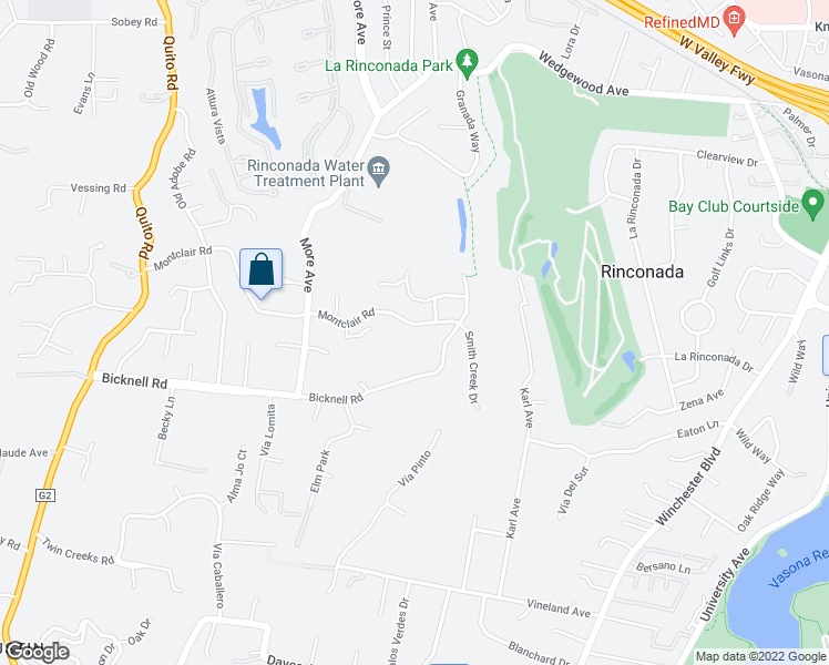 map of restaurants, bars, coffee shops, grocery stores, and more near 403 Montclair Road in Los Gatos