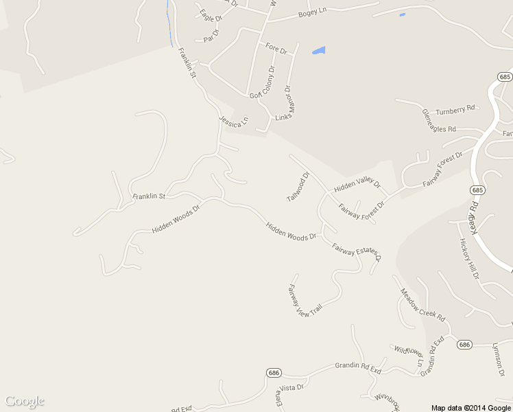 map of restaurants, bars, coffee shops, grocery stores, and more near 6519 Hidden Woods Dr in Roanoke